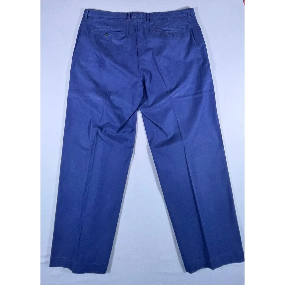 Tommy Bahama Boracay Chino Pants Men's 44x32 Blue Cotton Blend Straight Leg